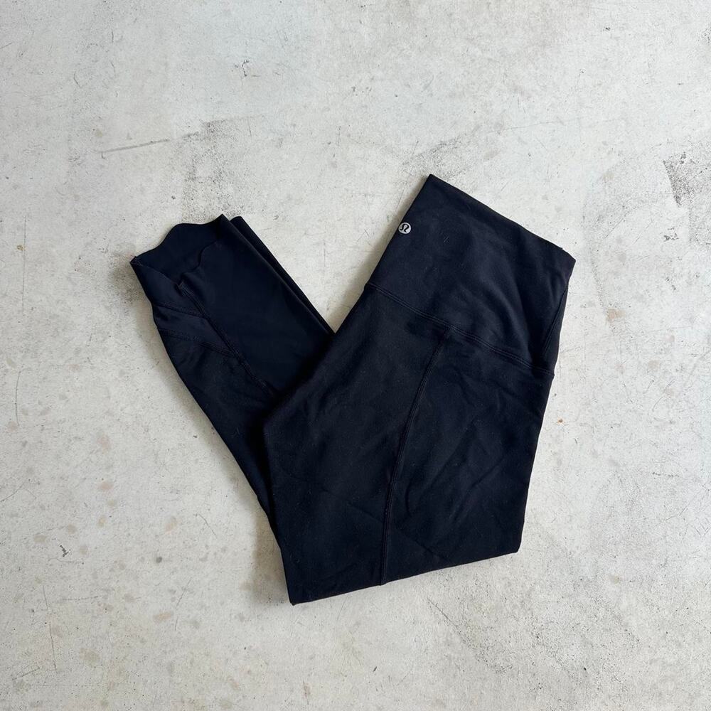 Lululemon black leggings high waisted stretchy